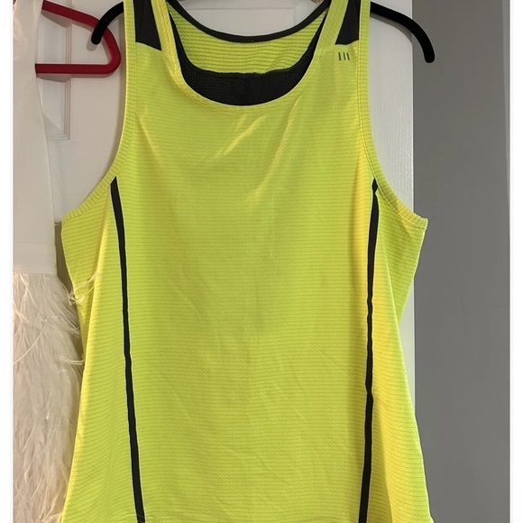lululemon athletica Other - Lululemon Sleeveless Tank Top Neon Green Mens Large